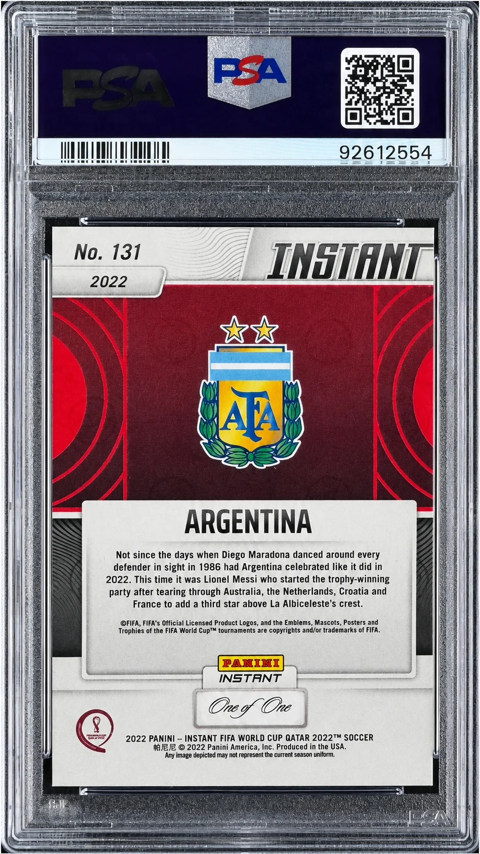 Argentina 2022 Instant — FIFA World Cup Qatar 2022