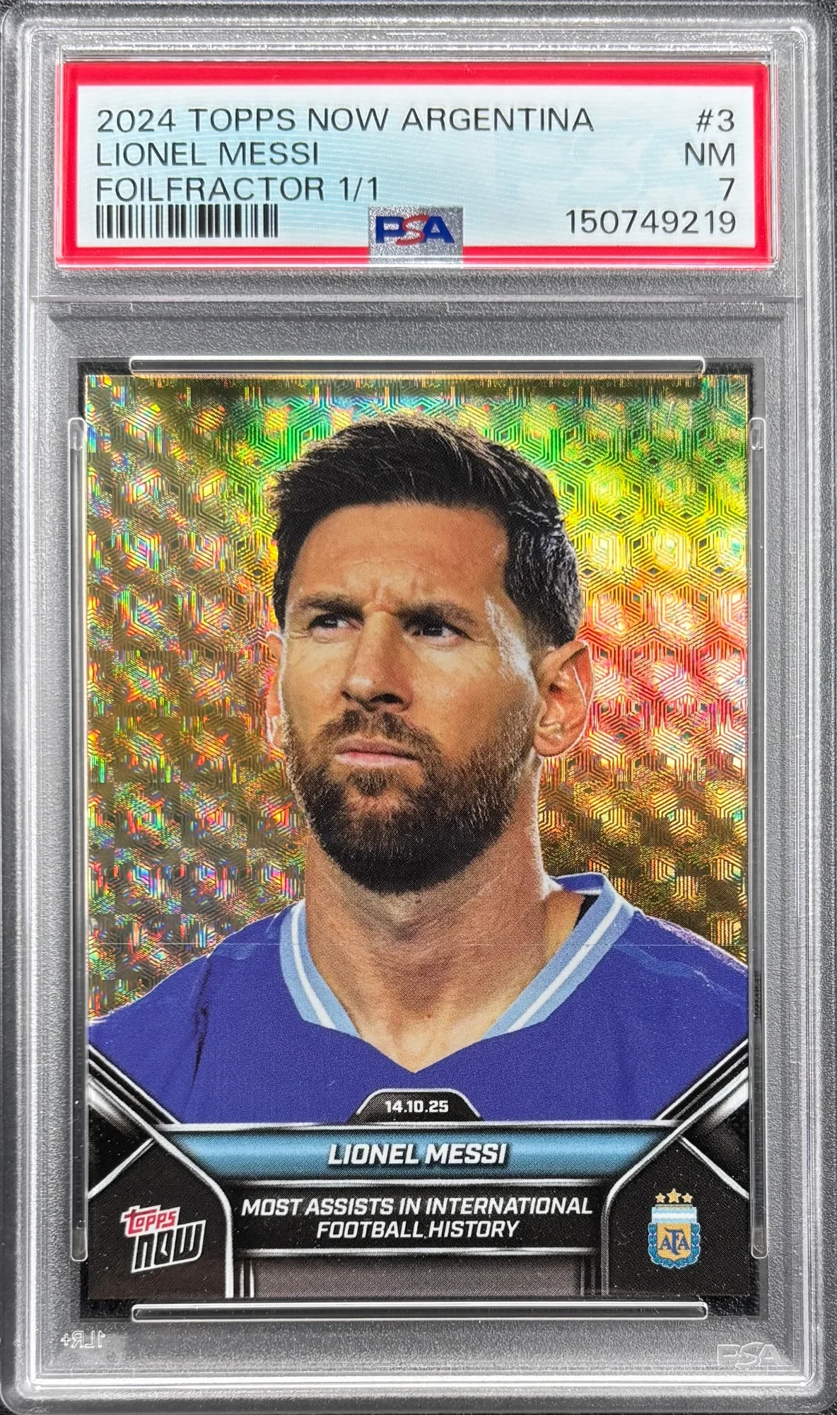 Lionel Messi 2025 Topps Now