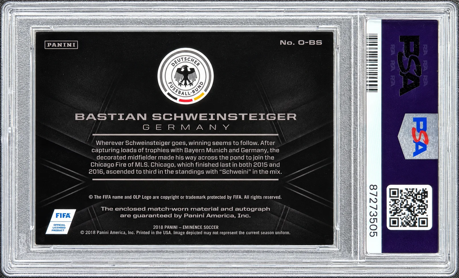 Bastian Schweinsteiger 2018 Eminence Soccer