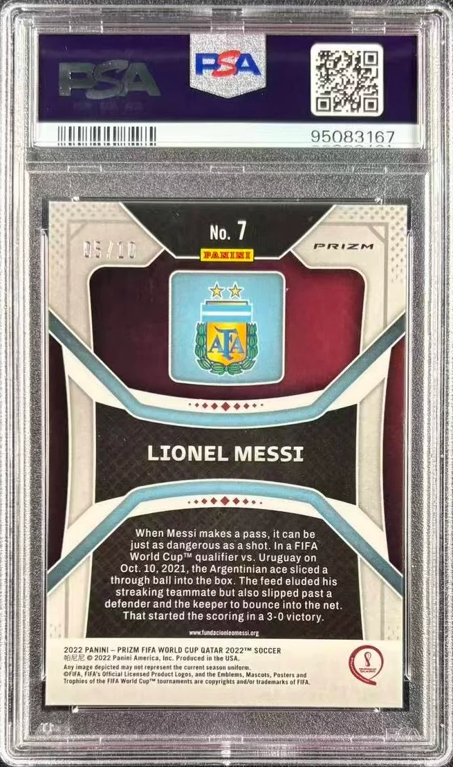 Lionel Messi 2022 Prizm FIFA World Cup Qatar 2022