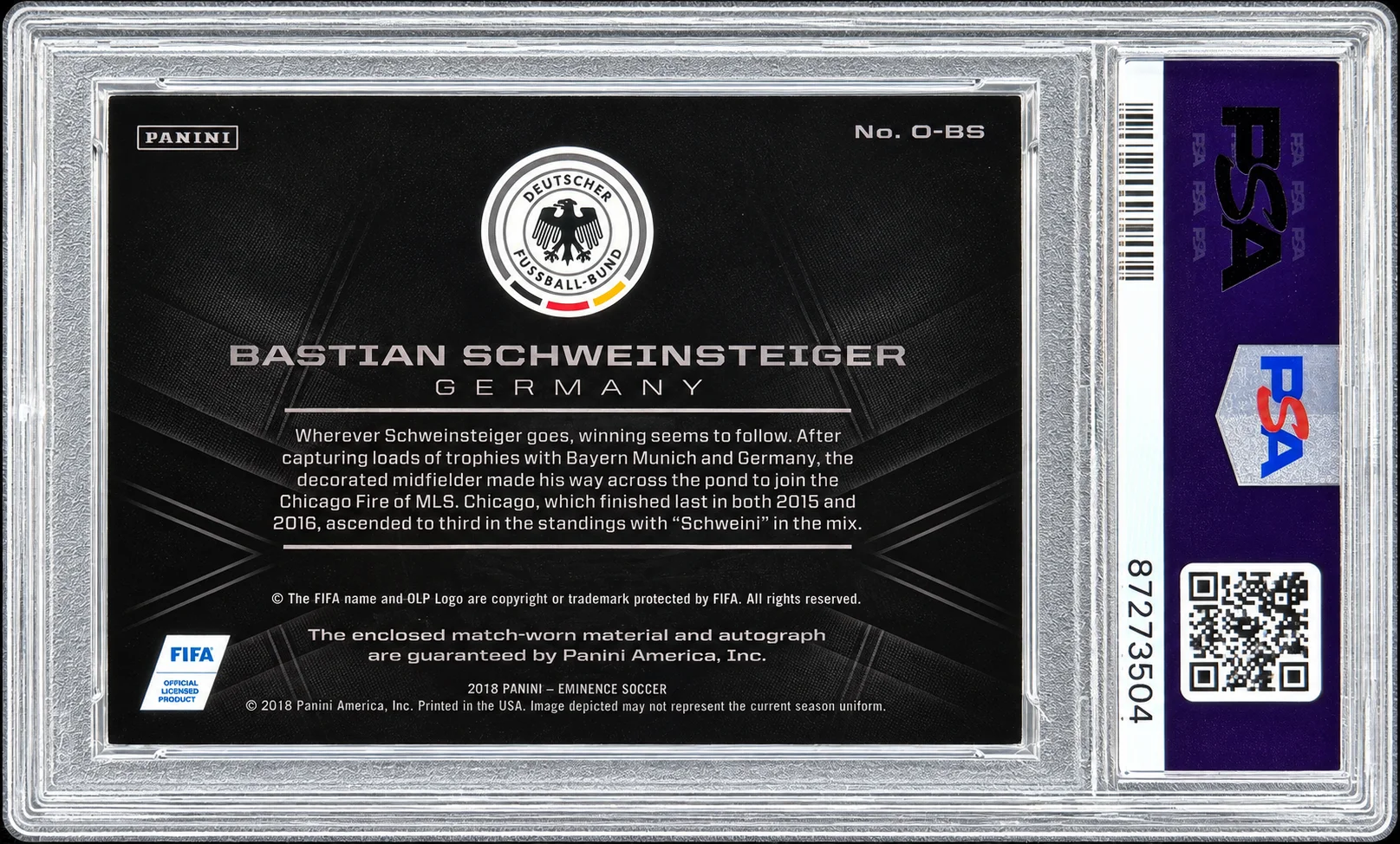 Bastian Schweinsteiger 2018 Eminence Soccer