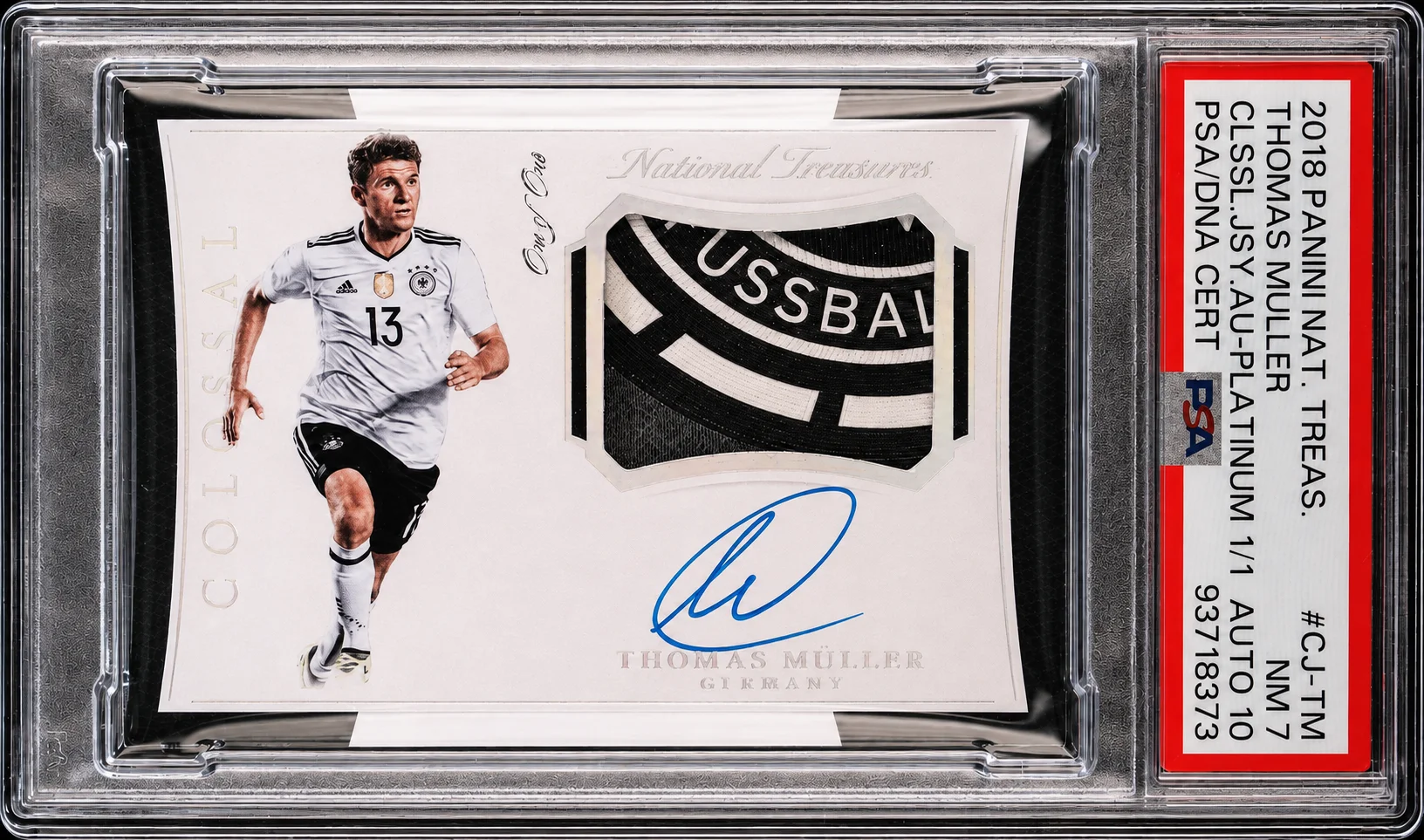 Thomas Müller 2018 National Treasures Soccer