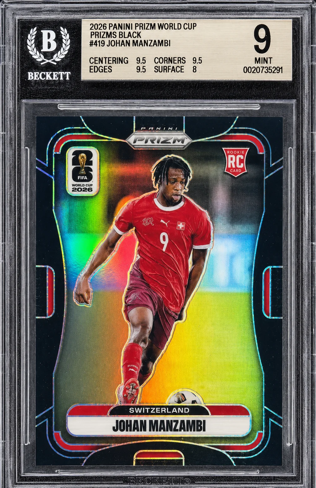 Johan Manzambi 2026 Prizm FIFA World Cup 2026
