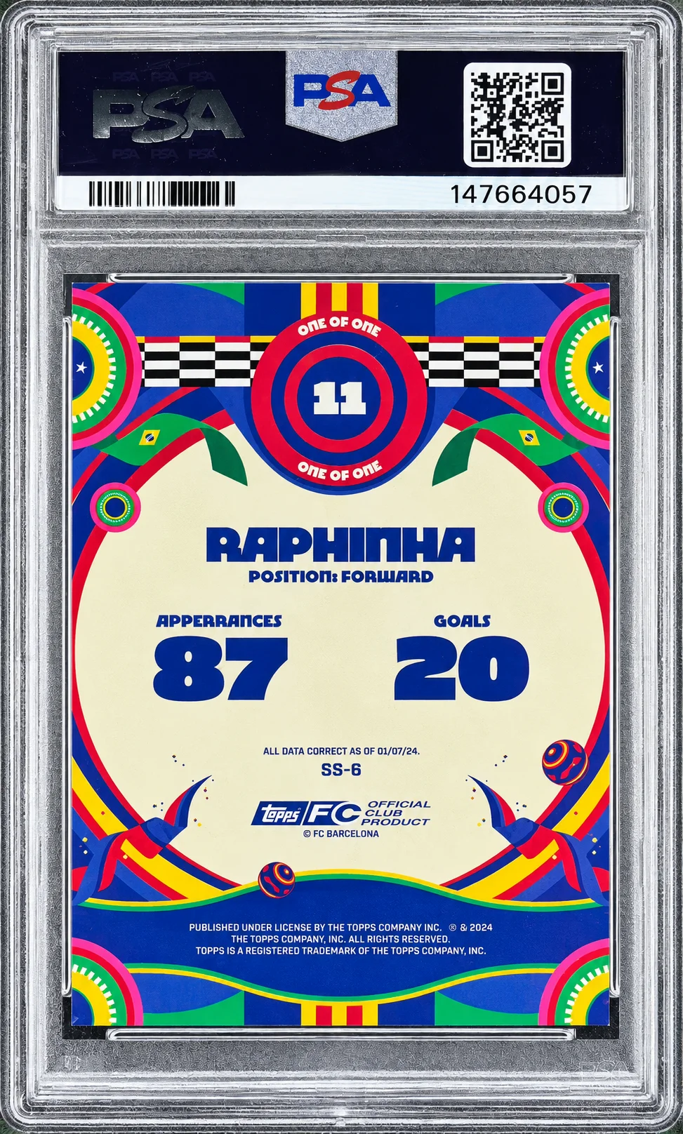 Raphinha 2024 FCB Team Set