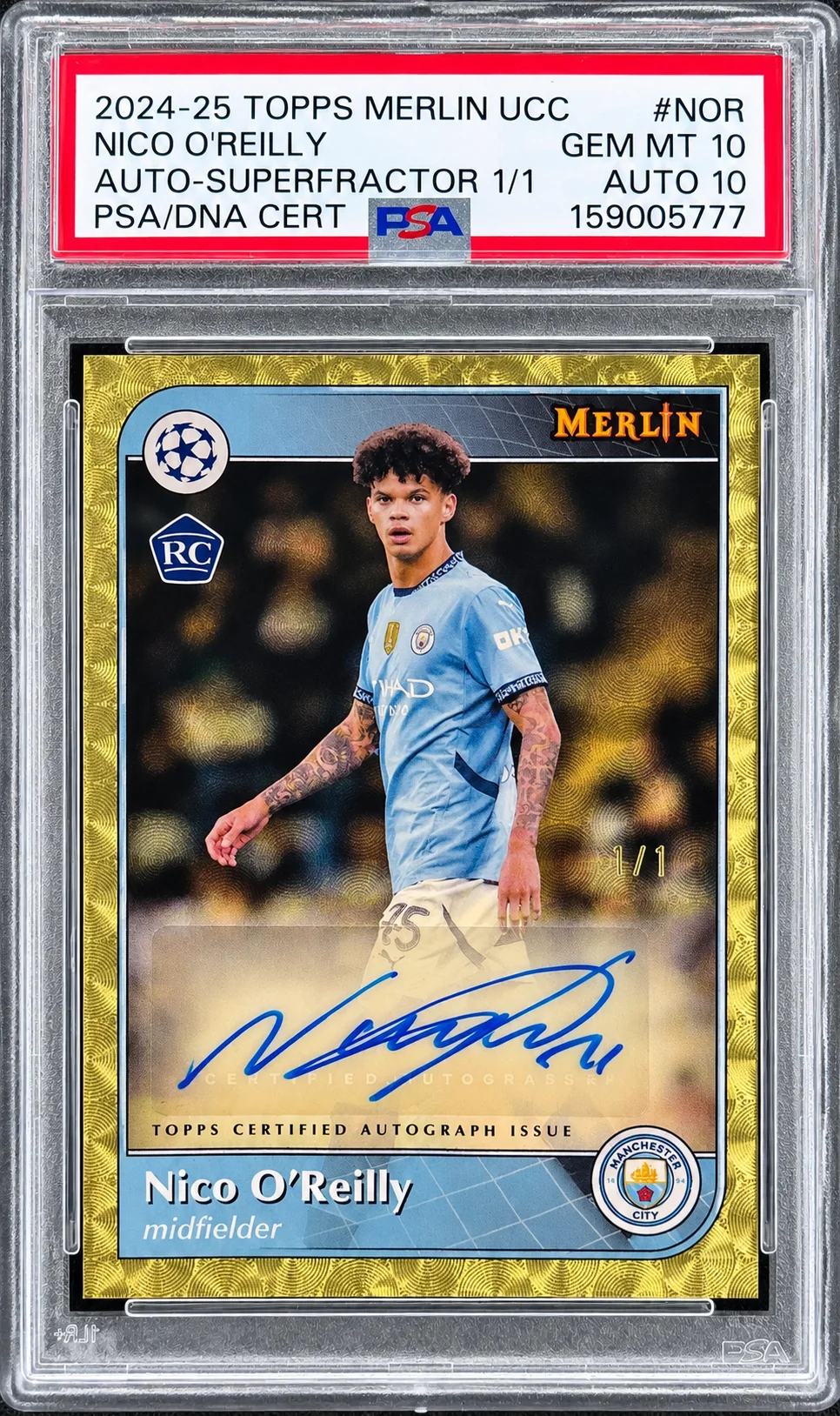 Nico O'Reilly 2025 Merlin UEFA Club Competitions