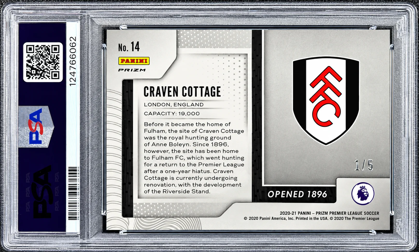 Craven Cottage 2020 Prizm Premier League Soccer