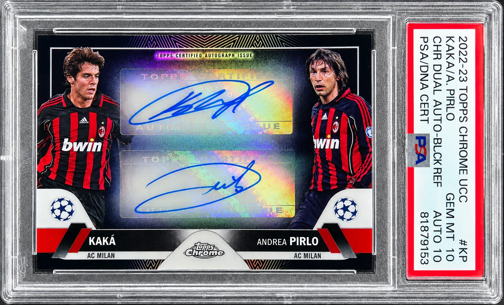 Kaká & Andrea Pirlo 2023 Topps Chrome UCC