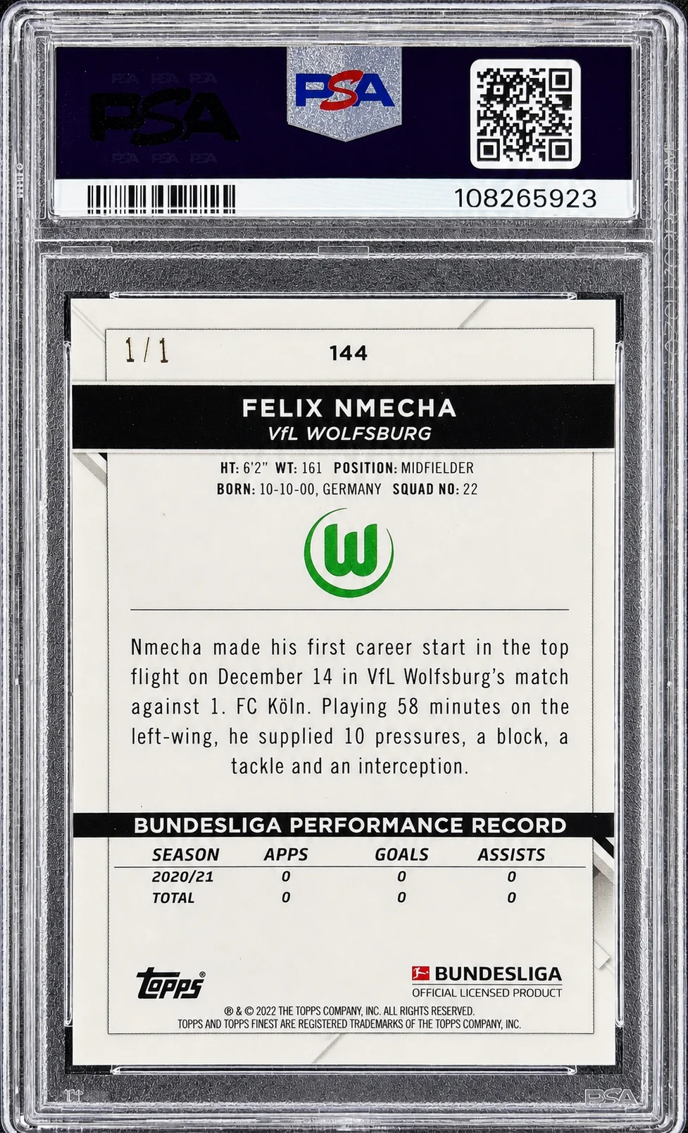 Felix Nmecha 2022 Finest Bundesliga