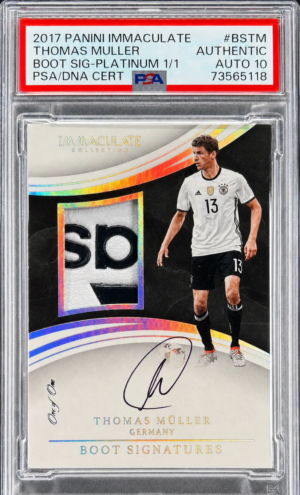 Thomas Müller 2017 Immaculate Collection Soccer