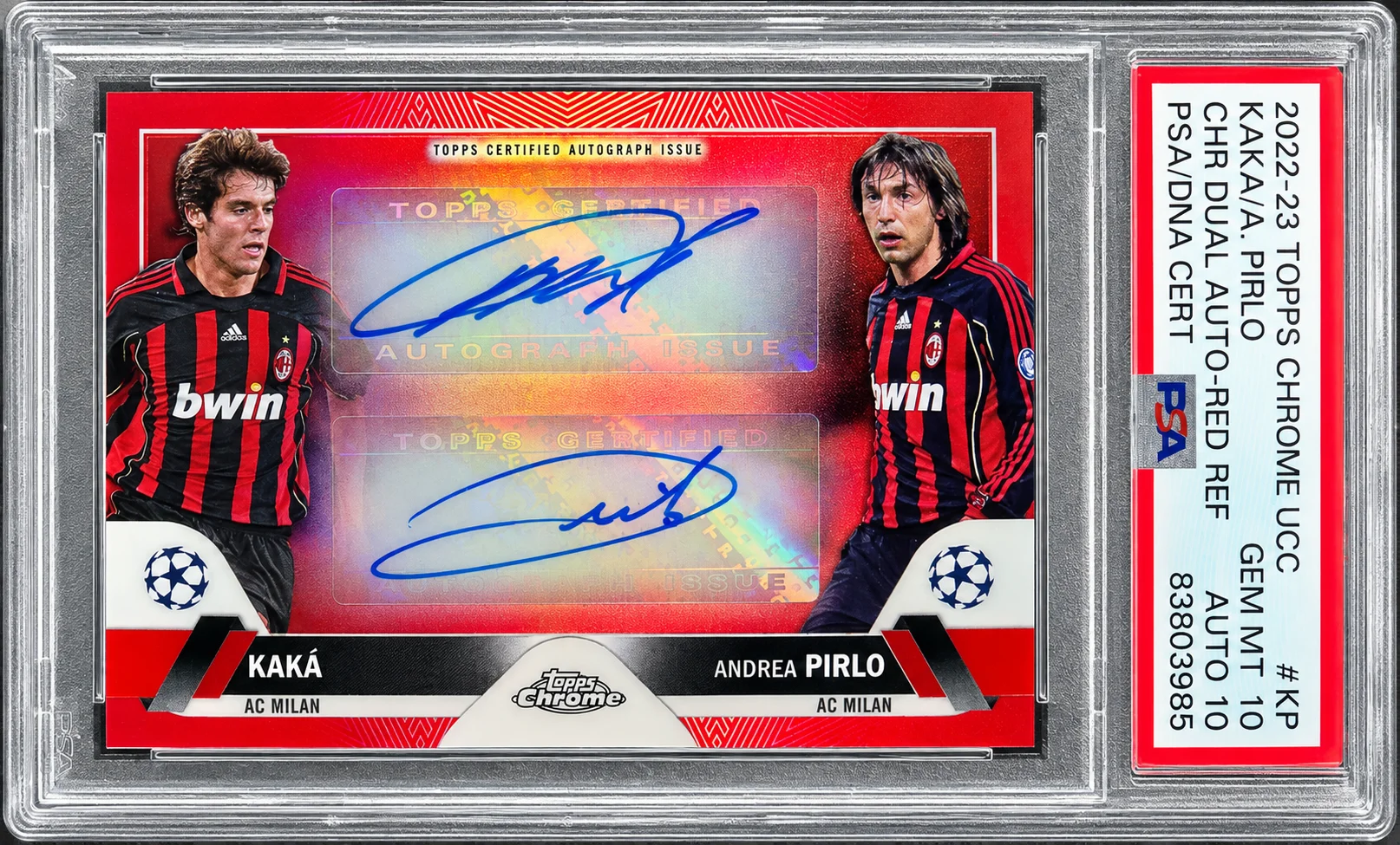 Kaká & Andrea Pirlo 2023 Topps Chrome UCC