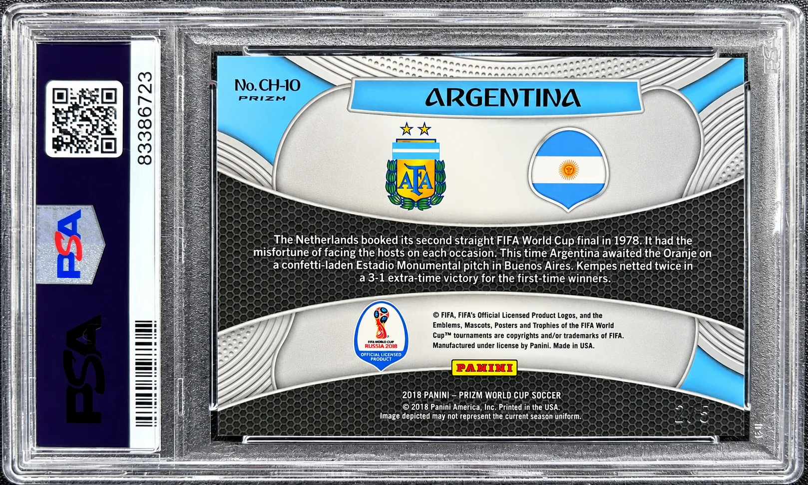 Argentina 2018 Prizm World Cup Soccer