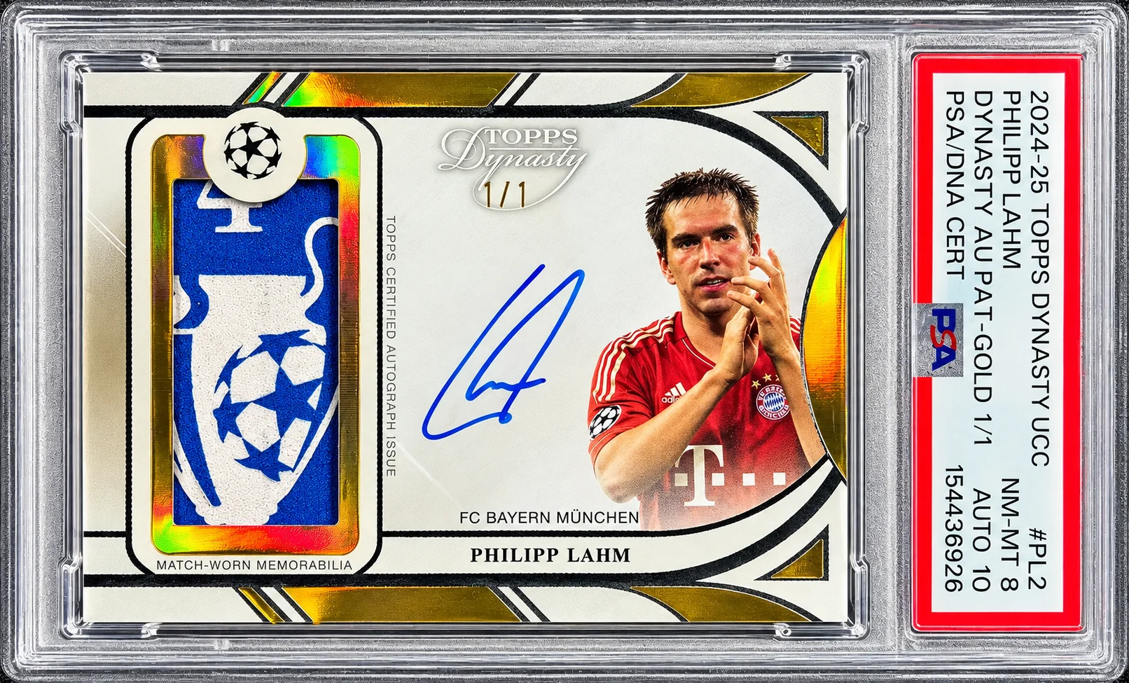 Philipp Lahm 2025 Topps Dynasty UEFA Club Competitions
