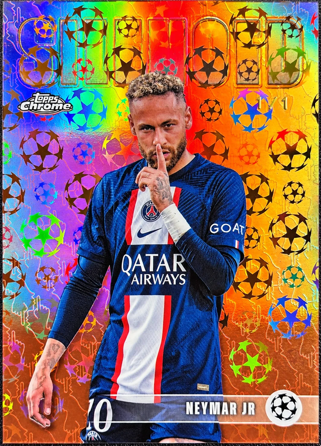 Neymar Jr 2026 Topps Chrome UEFA Club Competitions