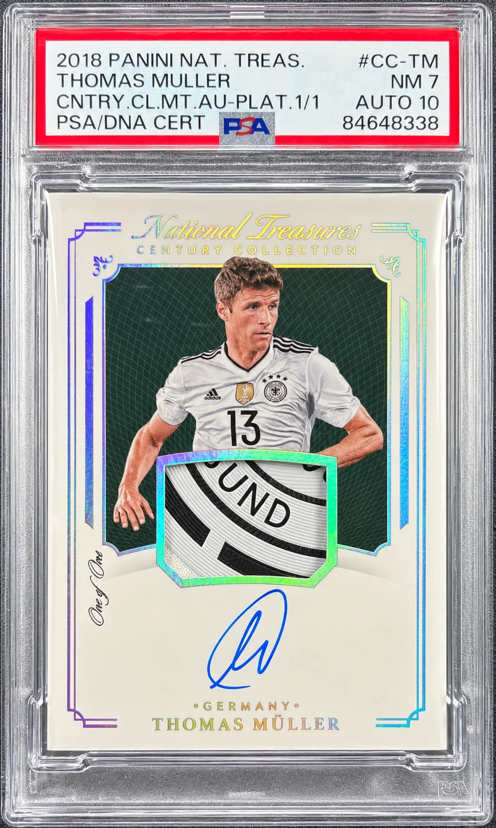 Thomas Müller 2018 National Treasures Soccer
