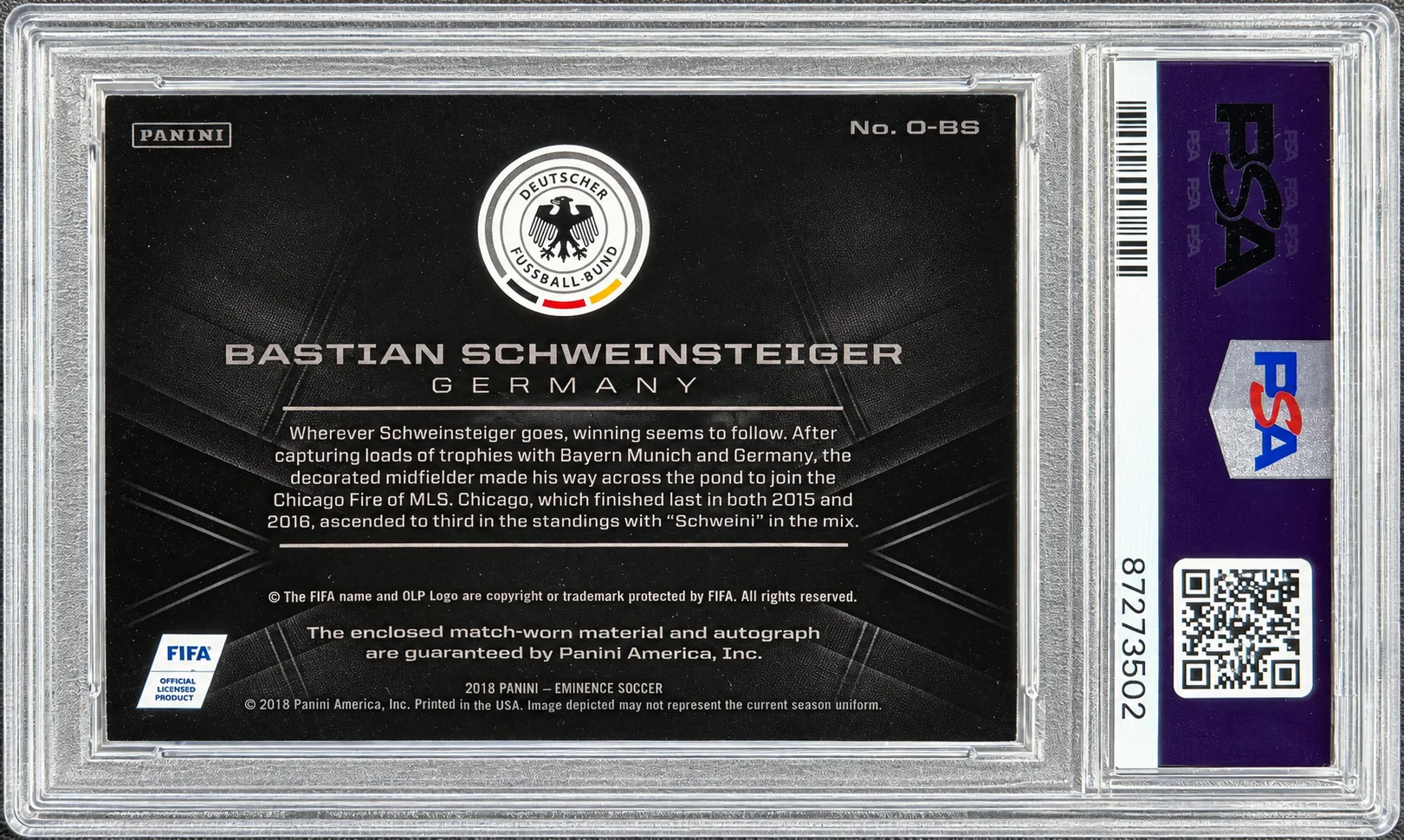 Bastian Schweinsteiger 2018 Eminence Soccer